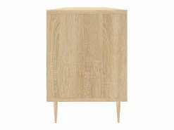 Sale Garden Furniture Galax Mueble de TV madera contrachapada roble Sonoma 150x30x44,5 cm Marru00f3n