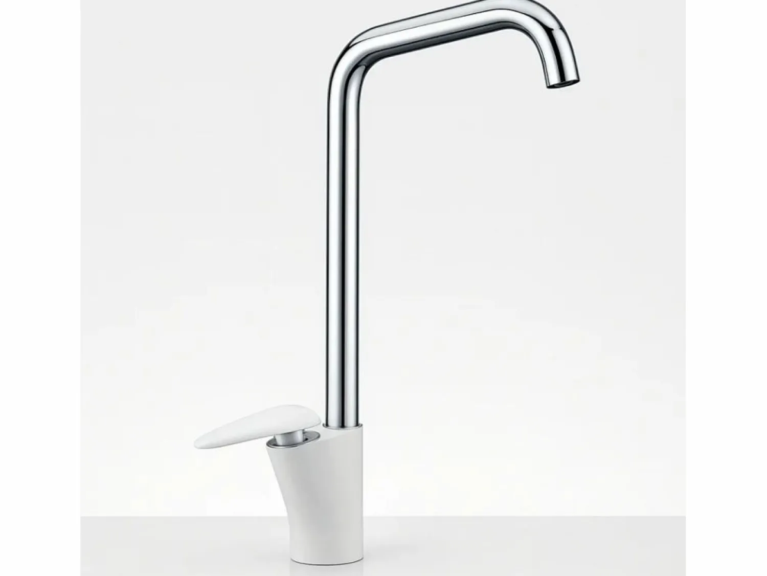 Essebagno Galet Grifo mezclador de lavabo con caño alto y cromado
