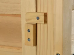 Outlet Gallinero, caseta con cerca de madera- 8 gallinas -Ancho 201 x Alt. 171- natural y verde - GALLUS Cama De Animales De Compañía