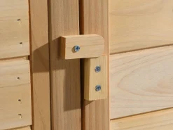 Sale Vente-unique Gallinero con cerca de madera - 4 gallinas - Ancho 173 x Prof. 64 x Alt. 108 - Natural - LEVAS Color natural claro
