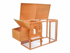 Gallinero de madera con 1 jaula para huevos ES753366