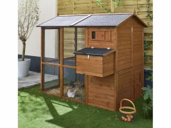 New Gallinero de madera con corral para 6 a 8 gallinas madera Cama De Animales De Compañía