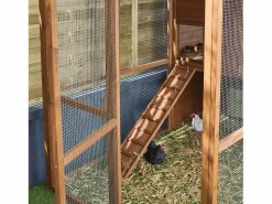New Gallinero de madera con corral para 6 a 8 gallinas madera Cama De Animales De Compañía