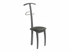 Outlet Galán 364 con asiento herrajes cromado satinado lacado en , 108 cm(alto)46 cm(ancho)4 Gris
