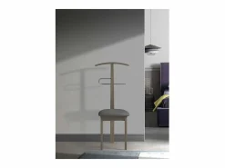 Galán 364 con asiento herrajes cromado satinado lacado en moka, 108 cm(alto)46 cm(ancho)4