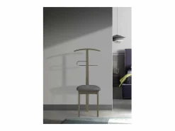Galán 364 con asiento herrajes cromado satinado lacado en moka, 108 cm(alto)46 cm(ancho)4