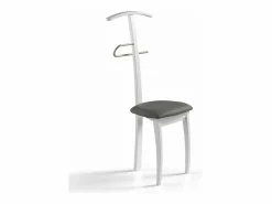 Sale Galán 364 con asiento herrajes cromado satinado lacado en , 108 cm(alto)46 cm(ancho Blanco