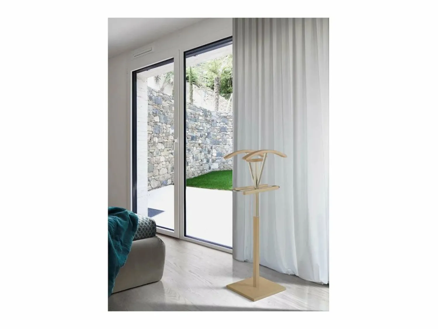 New Galán 356 herraje cromo satinado lacado en color roble, 110 cm(alto)47 cm(ancho)34 cm(lar Galán De Noche
