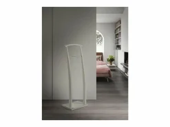 Outlet Galán 385 herraje cromo satinado lacado visón, 117 cm(alto)40 cm(ancho)28 cm(largo) Galán De Noche