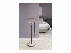 Clearance Galán 315 herraje metálicos lacado en color nogal/, 117cm(alto) 42cm(ancho )34cm(l Galán De Noche