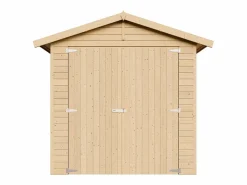 Best Garaje de madera natural - A222x224x320 cm / 6 m² - M105 Garaje