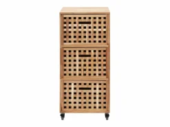 Hot Garden Furniture - Mueble de baño madera maciza de nogal 41x41x91 cm Marru00f3n