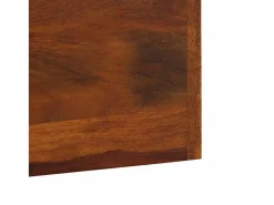 - Perchero de madera maciza de acacia 118x40 cm Perchero