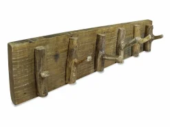 Garden Furniture - Perchero madera reciclada mixta 60x15 cm