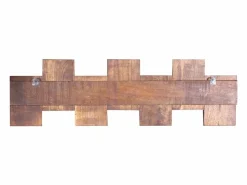 Garden Furniture - Perchero con 7 ganchos madera maciza reciclada