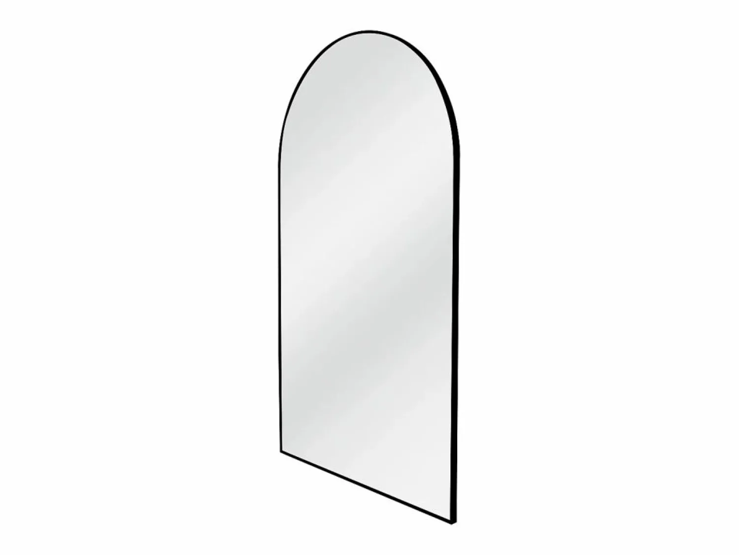 OZAIA Gran espejo arco de aluminio, L. 110 x A. 190 cm, , OLYVEN