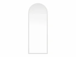 Sale OZAIA Gran espejo arco de madera de paulownia - L. 65 x Alt. 170 cm - Negro - SHANGI Blanco