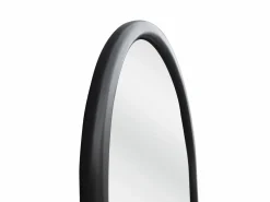 Hot OZAIA Gran espejo arco de madera de paulownia, L. 80 x H. 180 cm, , EZAREL Negro