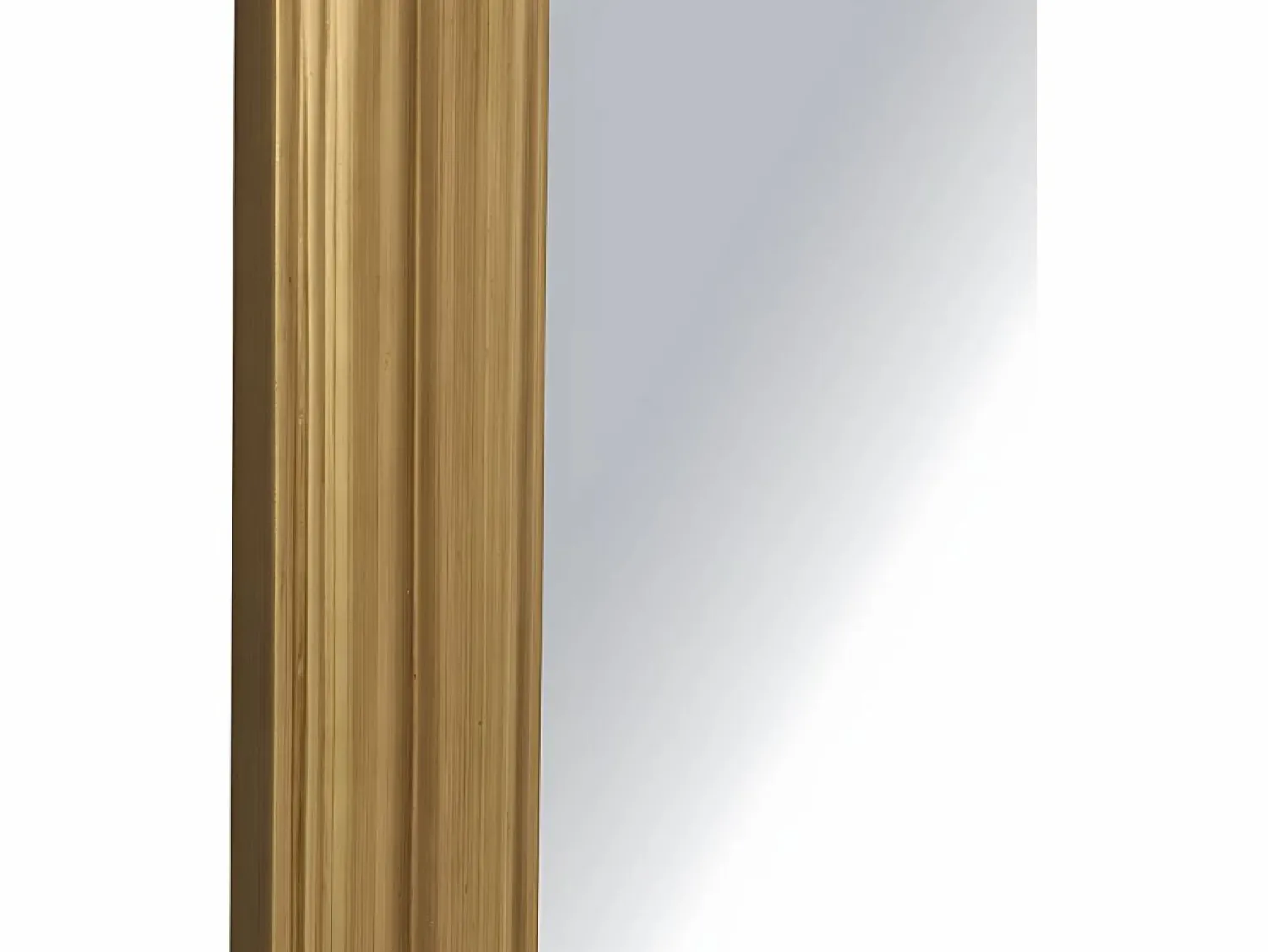 New Gran espejo de madera de paulownia con molduras, H.180 cm, , MERRY Espejo De Pared|Espejo