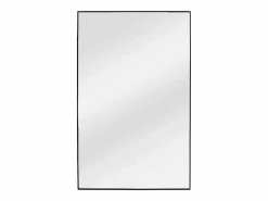 OZAIA Gran espejo rectangular de aluminio, L. 120 x H. 190 cm, , NIREVA Negro