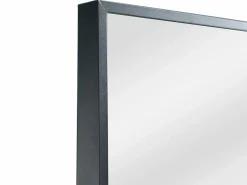 OZAIA Gran espejo rectangular de aluminio, L. 120 x H. 190 cm, , NIREVA Negro