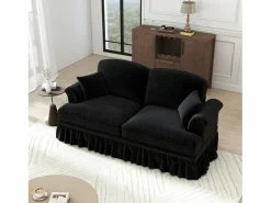DripeX Gran Sofá 2 Plazas Chenille - Con Funda Extraíble y 2 Cojines - 194x83.5x93cm -