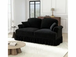 DripeX Gran Sofá 2 Plazas Chenille - Con Funda Extraíble y 2 Cojines - 194x83.5x93cm -