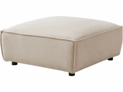 Hot Gran sofá rinconera izquierda y otomano de pana BORORE Sofá Modular