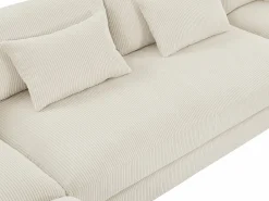 Online Gran sofá rinconera panorámico + puf de pana SPERONE de Pascal Morabito Sofá Modular|Sofá Xxl