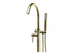 Best Grifo De Bañera De Suelo Lungo Gold Grifo