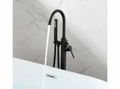 Rea Grifo De Bañera De Suelo Lungo Black