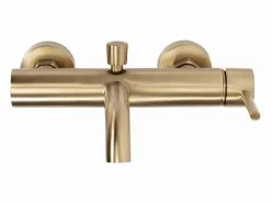 Online Rea Grifo De Bañera Lungo Brush Gold Dorado