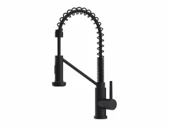 Outlet Grifo de cocina con ducha extraíble de acero inoxidable - mate - ROFLEX Grifo De Cocina
