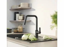 GROHE Grifo de cocina con grifo Start caño alto mate 2 chorros