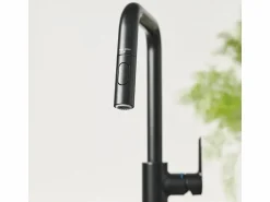 GROHE Grifo de cocina con grifo Start caño alto mate 2 chorros