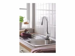Best GROHE Grifo de cocina cromado Feel Quickfix Gris claro