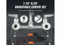 Online Grifo de Cocina SucceBuy para Fregadero de Montaje en Pared - Con Rociador de Prelavado, 53.3 cm Grifo De Cocina