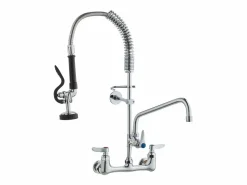 Outlet Grifo de Cocina SucceBuy para Fregadero de Montaje en Pared - Con Rociador de Prelavado, 63.5 cm Grifo De Cocina