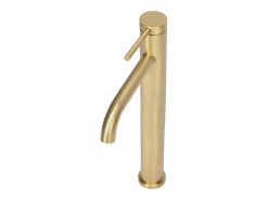 Outlet Rea Grifo De Lavabo Js-B311-1Bg Clif High Brush Gold Dorado