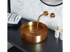 New Grifo Empotrado Oculto Lungo Brush Copper + Box Grifo