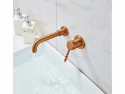 Sale Rea Grifo Empotrado Oculto Lungo Long Brush Copper + Box Cobrizo
