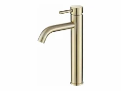 Valaz Grifo lavabo alto SLIGO cepillado Dorado
