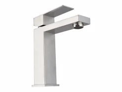Discount Grifo mezclador de acero inoxidable, acero inoxidable cepillado, Largo: 5 cm x Altura: 17,3 cm x Pr. : 15,2 cm, CANILAS Grifo