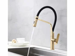 Rea Grifo Para Cocina Castor Black/Gold