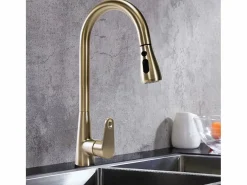 Online Rea Grifo Para Cocina Mild Gold Dorado