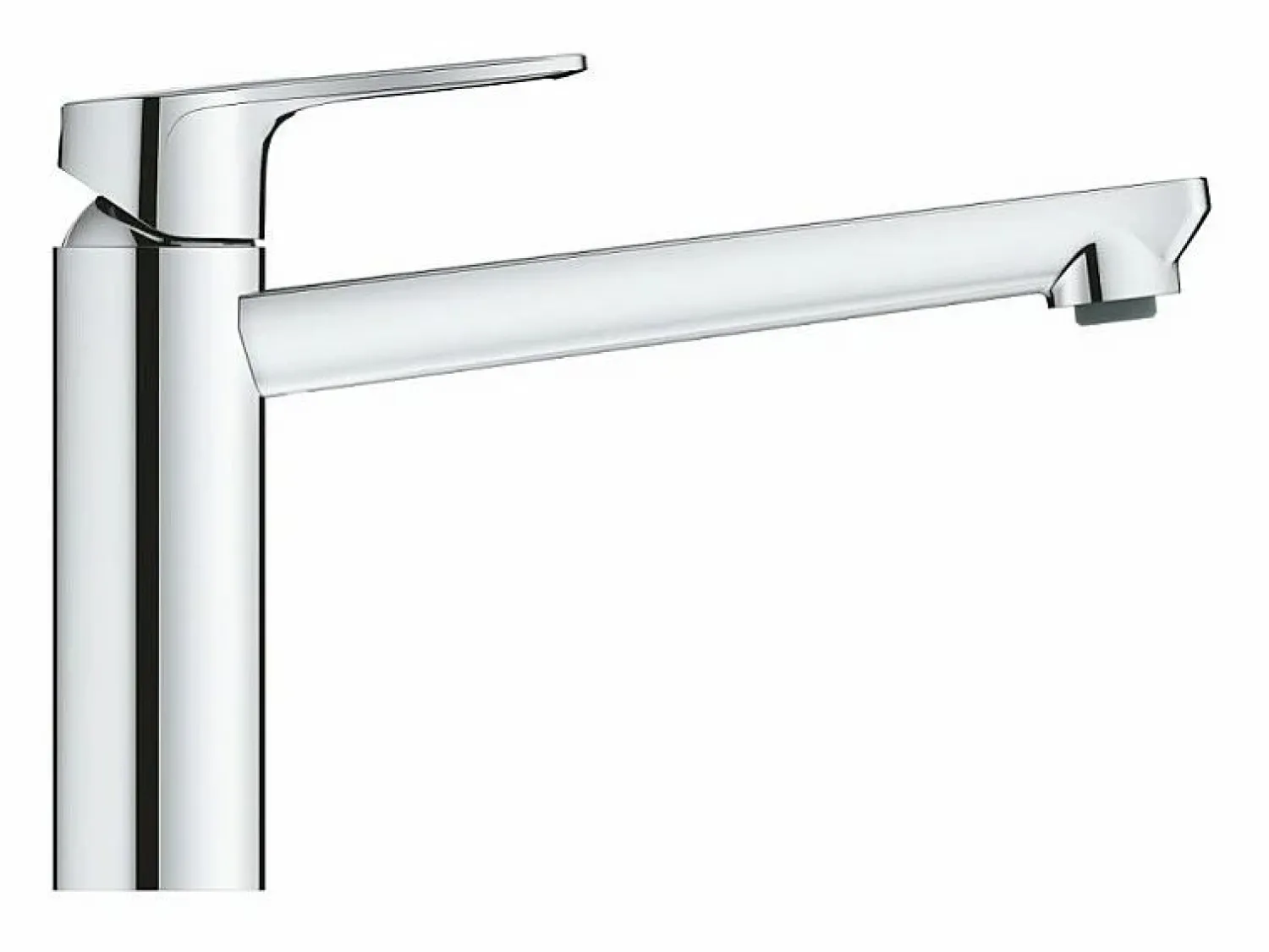 Discount Bauloop Mezclador de cocina giratorio Caño bajo cromado Grifo De Cocina