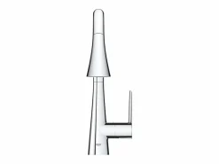 GROHE Zedra Mezclador de cocina de 3 chorros, caño alto, cromado, ducha extraíble