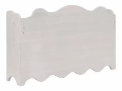 Clearance Garden Furniture Gryfel Perchero de pared de madera 50x10x30 cm Blanco