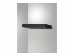 Outlet Guia - Aplique LED de pared Fabas Luce de aluminio - LED integrado IP20 - 17 cm Negro