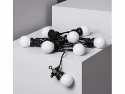 Outlet Ledkia Guirnalda de Bombillas LED Solar Exterior Kuiper 7m Blanco